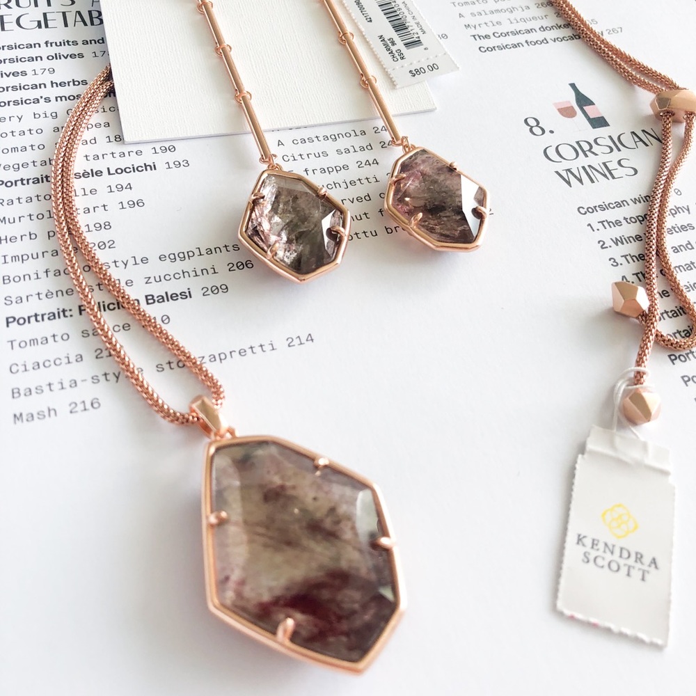 New Kendra Kalani/Charmain Necklace & Earrings set